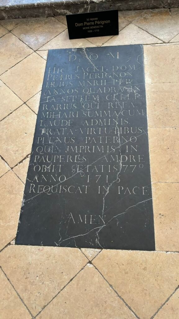 Dom Perignon grave champagne region